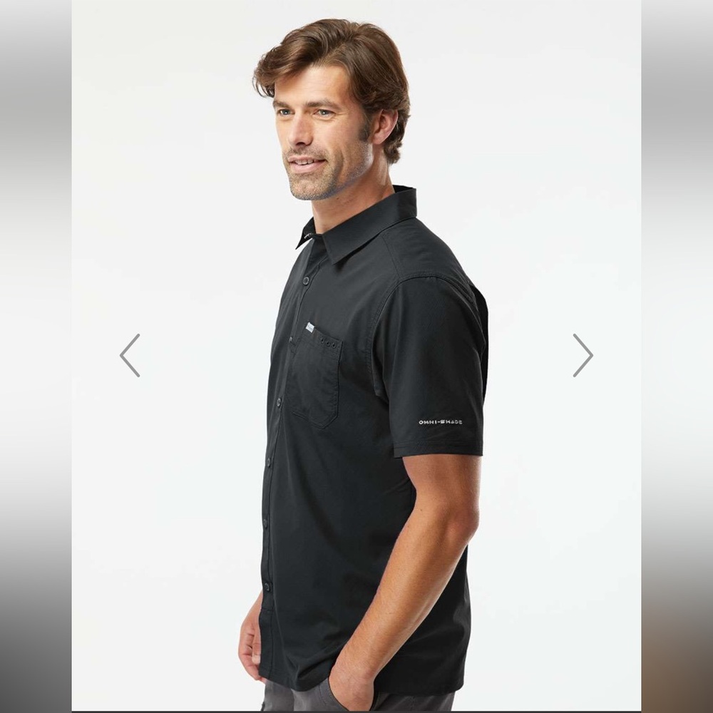 Columbia PFG Black Short Sleeve Shirt - Picture 8 of 8